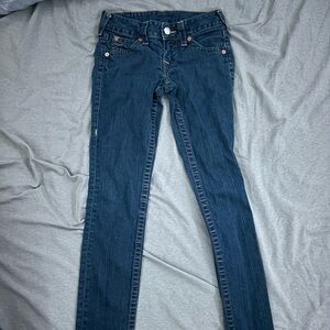 True Religion Women's Skinny Jeans - Dark Blue